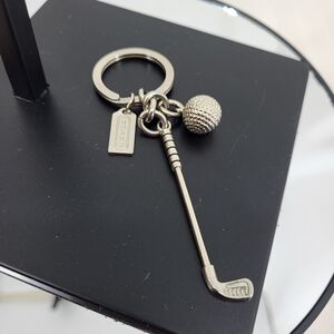 Coach KeyRing Fob~💯 Auth~Golf Club~Golf Ball